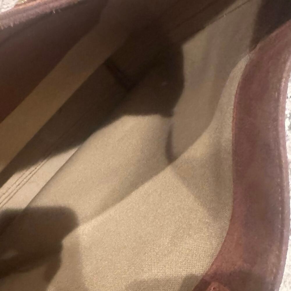 Madewell The Essential Bucket Tote Bag Suede Soft Mahogany Brown One Size NWT - Picture 10 of 12